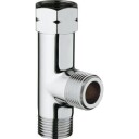 Grohe T-stykke 3/8" med unionsmutter - Krom til Hydraulikk