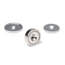SuperMagneter Magnet Med Skruehull Ø 20 X 7 Mm   Montering Av Interiør Og Innredning