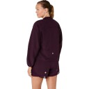 Asics Nagino Run Adjustable Jacket - Burgundy - M