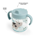 Done by Deer Learning Spout Cup 2 Handle Tiny Farm Blue Blue Ø 7.5X H 11CM