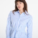 Calvin Klein Jeans Yarndye Cotton Poplin Shirtdress Blue XS