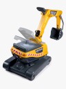 Falk Ride-on-gravemaskin Super Builder Inkl Tilhenger Gul