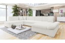 Zumar 5 sits Hörnbäddsoffa White  