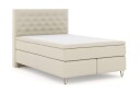 Select No 6 Komplett Sengepakke 160x200 Fast Lateks/Memory - Beige/V-formede Metallben