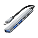 Sandberg USB-C Multi-USB Hub USB-hub - 5 porter - Slv