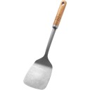 Anders Petter Signerat stekespade 35 cm akasietre/børstet stål