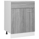  Underskap med skuff grå sonoma 60x46x81,5 cm konstruert tre 8720286954768