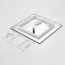 Lindby Nelios LED-taklampe, CCT 62 x 62 cm