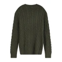 Polo Ralph Lauren Cable Knit Cotton Sweater   OLIVE SHRUB HEATH   L