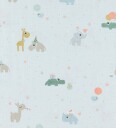 Done by Deer Swaddle Celebration Blue   Multi/patterned   120X 120CM