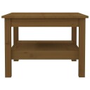 vidaXL Salongbord honningbrun 55x55x40 cm heltre furu