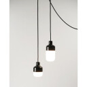 Ifø Electric Ohm Pendel 100/215 - Svart/Opal glass