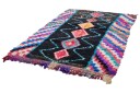 Marokkansk Boucherouite teppe 250 x 155 cm Størrelse: 250 x 155 cm