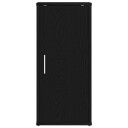 Skoskap 2 stk svart eik 32x35x70 cm konstruert tre