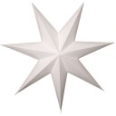 Star Trading Mika julestjerne med lys hvit. 87 cm