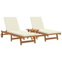 vidaXL Solstol 3 stk. Solid akasietre Brun