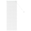  Vindu Persienne med gardiner Manual Hvit Aluminium