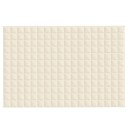 Vidaxl Vektdyne kremhvit 122x183 cm 9 kg stoff