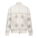 Herbie Cardigan Cream S Chunky merino pattern cardigan