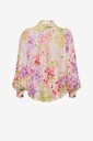 byTimo   Bluse Organza Blouse   Flerfarget