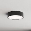 TEMAR LIGHTING Cleo 300 taklampe svart sensor IP54 Ø 30 cm metall