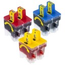 inkClub KBA02-6 Multipack, 6 blekkpatroner, 2x(C/M/Y)