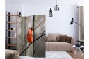 Romdeler - Bullfinch in the forest 135x172 - Artgeist sp. z o. o.