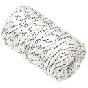  Flettet båttau hvit 2 mm x 100 m polyester