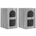  Nattbord 2 pcs Grå Sonoma 29,5 x 35 x 50 cm Konstruert tre