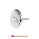 SuperMagneter Stor Magnetskive Ø 50 Mm Med Skruehull   Runde Magneter