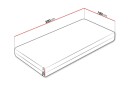 Arigna Fjærmadrass 100x200 cm -