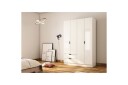 Omrin Garderobe 120x180 cm - Matt Hvit