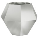 vidaXL Plantekassed sølv 75 x 75 x 60 cm Galvanisert Stål