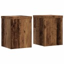  Plantestativer 2 stk gammelt tre 15x15x20 cm konstruert tre