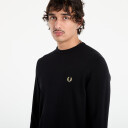 Fred Perry Classic C/N Jumper - Black - XL