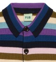 FUB Cardigan   Ull   Multi Stripe   FUB   100   Cardigan Armygrønn Beige Blå Brun Lilla Lyseblå Marineblå Rosa Svart