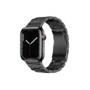 Forcell F Design FA10 Lenke i rustfritt stål til Apple Watch 38/40/41mm Sort