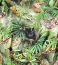 Molo Collegegenser   Mattis   Jungle Animals   Molo   3 år 98   Collegegenser   Grønn