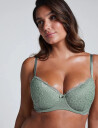 Hunkemöller Marine Padded Underwired Bra   Green   C x 85