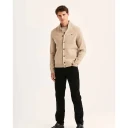 Morris Hertford Button Cardigan   KHAKI   L