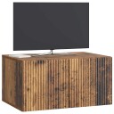  Vegghengt TV skap Gammelt tre 59,5 x 41 x 30 cm Konstruert tre
