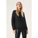 Soaked In Luxury Dame Strikkevarer Svart L