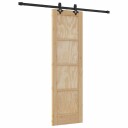 vidaXL skyvedør med beslagsett 61x198.5 cm solid tre furutre