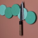Ola särén design CIRKA knivopheng, valchromat fjord, 3 stk