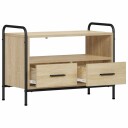 vidaXL TV-skap 67,5 x 33 x 50 cm Sonoma eik Konstruert tre