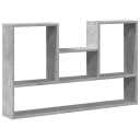  Vegghylle betonggrå 99x15x60 cm konstruert tre