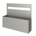 Biohort Skjerm for voksebed 4x1 m med akrylglass metallic
