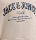 Jack & Jones Junior   Hettegenser Jjedenver Logo Sweat Hood Sn Jnr   Grå