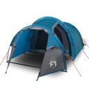 vidaXL telt for camping 2 personer blå vanntett