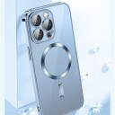 Wozinsky Electroplated Magsafe Case for Samsung Galaxy S24 FE Silver